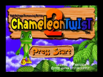 Chameleon Twist 2 (Europe) screen shot title